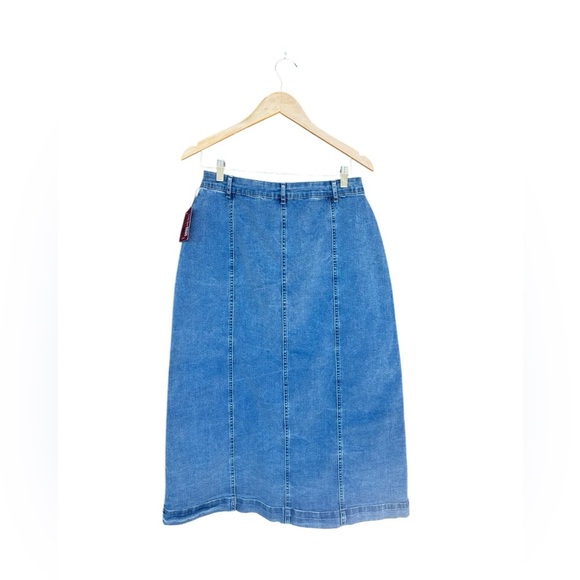 Reba Women’s Denim A-Line Stretch Pockets Size 6 NWT Cottagecore Country Cowgirl - Picture 5 of 6